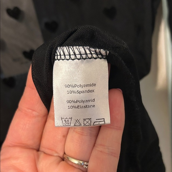 Grace Karin Black Long Sleeve Top - Picture 5 of 6